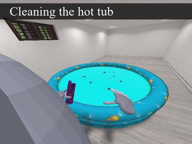 Cleaning the Hot Tub