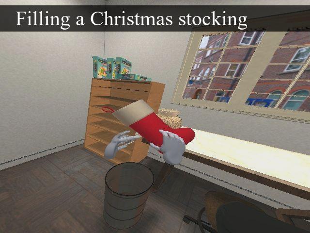Filling a Christmas Stocking