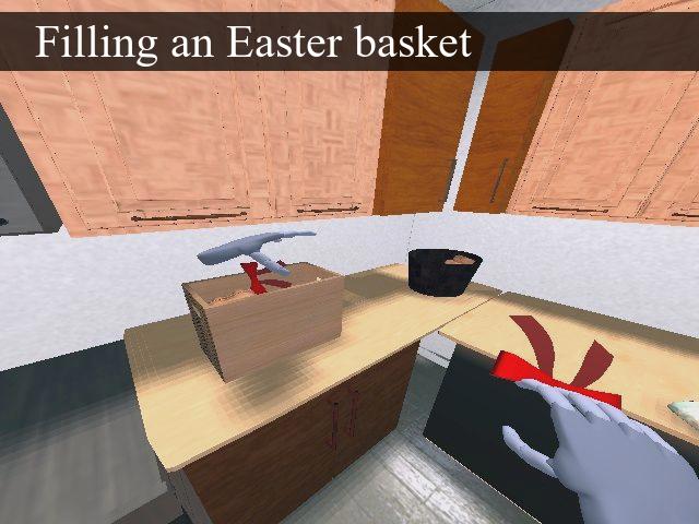 Filling an Easter Basket